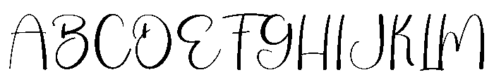 Disney Princess Font UPPERCASE