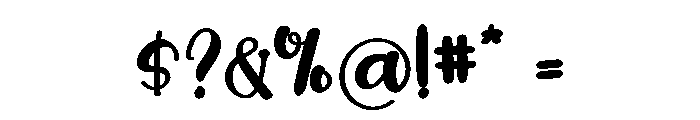 Disneyland Font OTHER CHARS