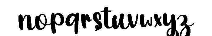 Disneyland Font LOWERCASE