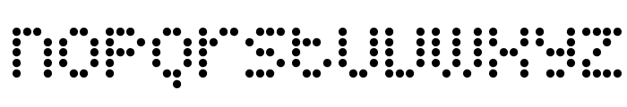 Display Dots Font LOWERCASE
