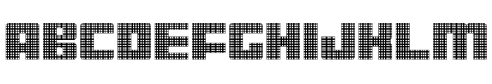 Display Gothic G Regular Font UPPERCASE