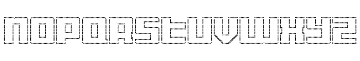 Display Gothic H Regular Font LOWERCASE