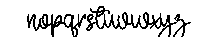 Display Font LOWERCASE