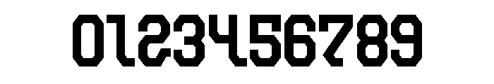 Displej Regular Font OTHER CHARS