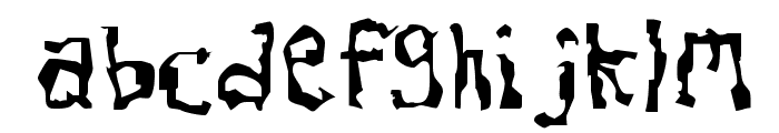 Dissonant Fractured Font LOWERCASE