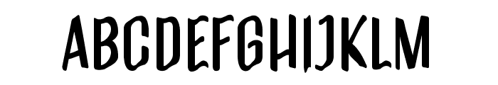 Distortion Font LOWERCASE