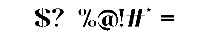 Distrela-Demo Font OTHER CHARS