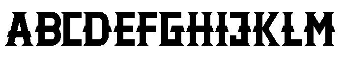 Distric of Barthon Font UPPERCASE
