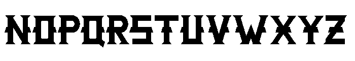 Distric of Barthon Font UPPERCASE