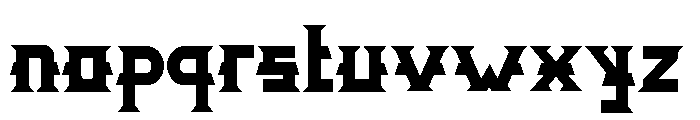 Distric of Barthon Font LOWERCASE