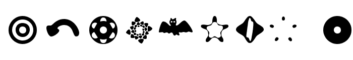 Distro II Bats Font OTHER CHARS