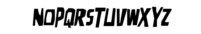 Disturbia Expanded Semi-Italic Font LOWERCASE