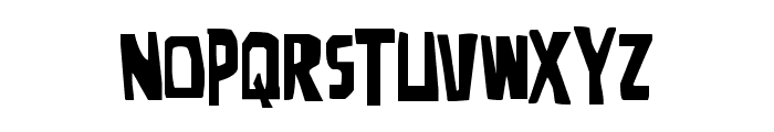 Disturbia Expanded Font LOWERCASE