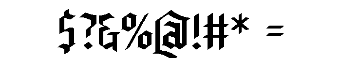 Ditty Font OTHER CHARS