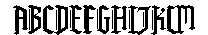 Ditty Font UPPERCASE