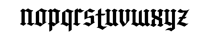Ditty Font LOWERCASE