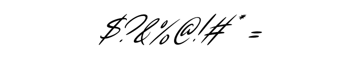 Divalia Italic Font OTHER CHARS