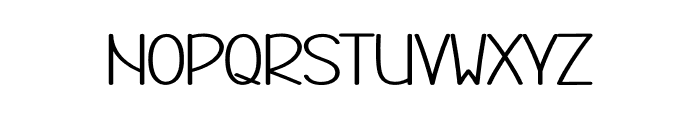 Diving Board Font UPPERCASE
