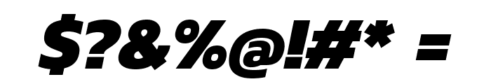 Dizhitl ExtraBold Italic Font OTHER CHARS