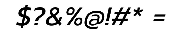 Dizhitl Italic Font OTHER CHARS