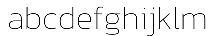 Dizhitl Thin Regular Font LOWERCASE