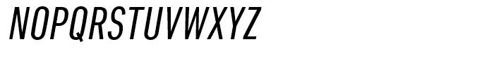 DIN Next Condensed Italic Font UPPERCASE