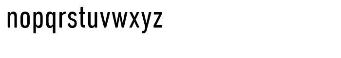 DIN Next Condensed Regular Font LOWERCASE