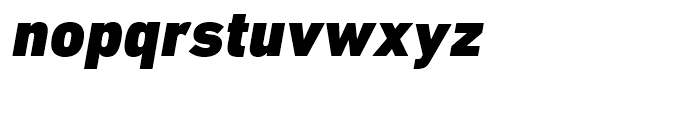 DIN Next Cyrillic Black Italic Font LOWERCASE