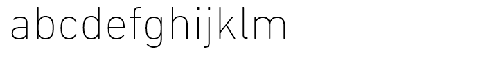 DIN Next Cyrillic Ultra Light Font LOWERCASE