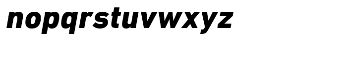 DIN Next Heavy Italic Font LOWERCASE