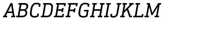DIN Next Slab Italic Font UPPERCASE