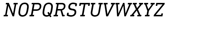 DIN Next Slab Italic Font UPPERCASE