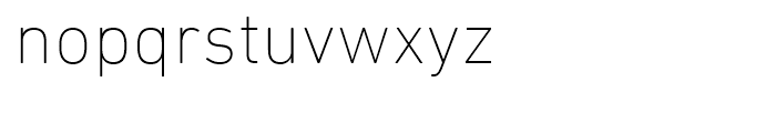 DIN Next Ultra Light Font LOWERCASE