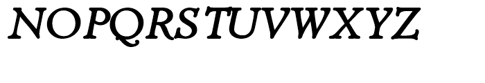 Diaconia Old Style Heavy Italic Font UPPERCASE