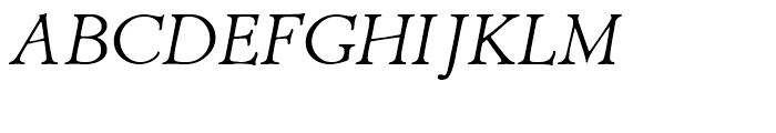 Diaconia Old Style Italic Font UPPERCASE