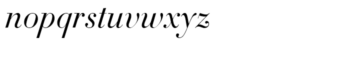 DietDidot Italic Font LOWERCASE