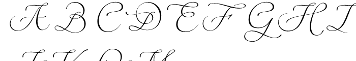 Digatte Quill Regular Font UPPERCASE