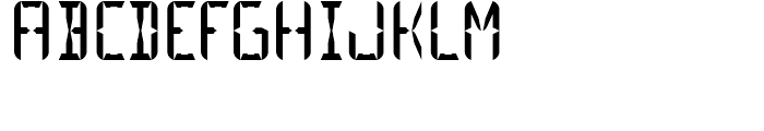 Digibeck Regular Font UPPERCASE
