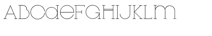 Diglossia Extra Light Font LOWERCASE