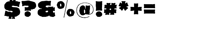 Dingos Stamp Black Font OTHER CHARS