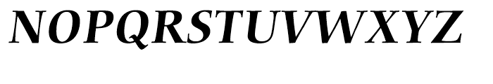 Diotima Classic Bold Italic Font UPPERCASE