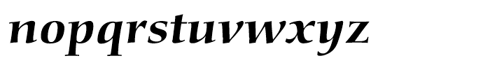 Diotima Classic Bold Italic Font LOWERCASE