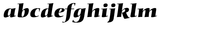 Diotima Classic Heavy Italic Font LOWERCASE
