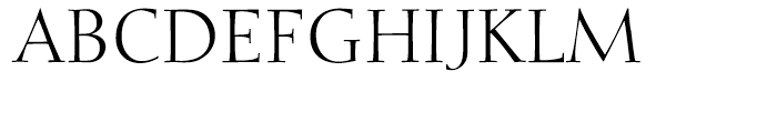 Diotima Roman Font UPPERCASE