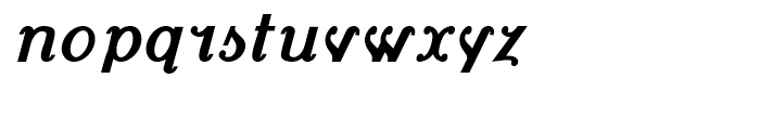 Diplomatica Black Italic Font LOWERCASE
