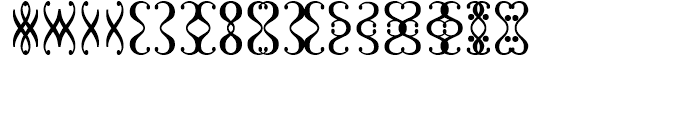 Diplomatica Ornaments Font LOWERCASE