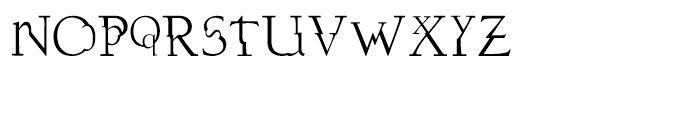DisSonus X Regular Font LOWERCASE