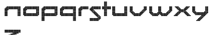 Disassembler Grid Font LOWERCASE