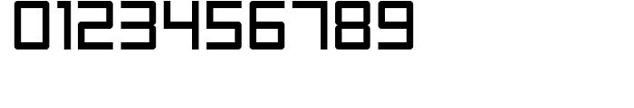 Display Digits One Font OTHER CHARS
