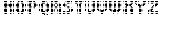 Display Dots Two Sans Font LOWERCASE